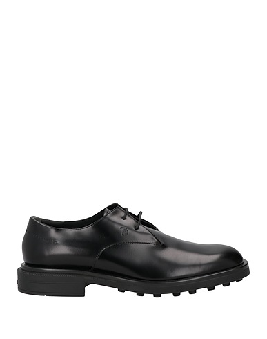 TOD'S Laced shoes Black Leather
