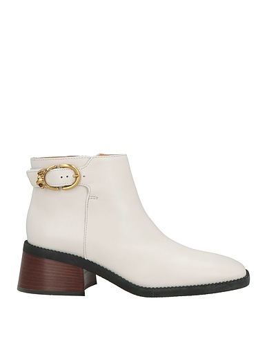 TOD'S Ankle boot Off white Leather