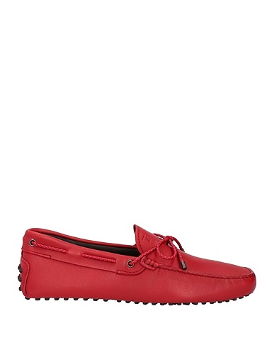 TOD'S Loafers Red Leather