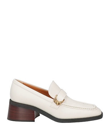 TOD'S Loafers White Leather