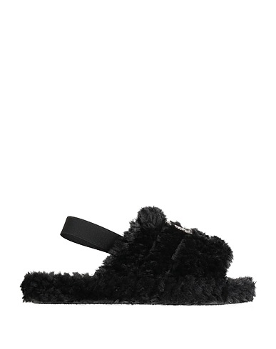 GAëLLE Paris Ciabatte e pantofole Nero Fibre tessili
