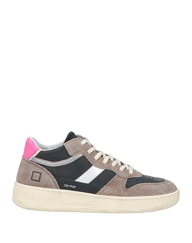 D.A.T.E. Sneakers Grigio Pelle
