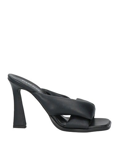 PINKO Sandals Black Leather