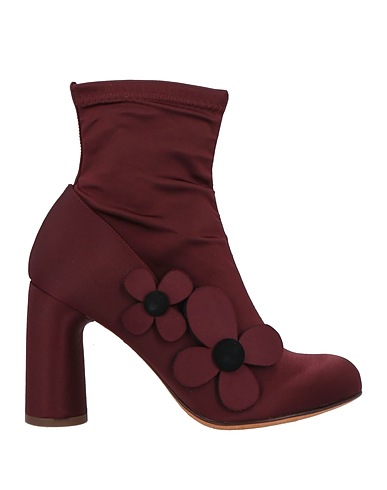 CHIE MIHARA Ankle boot Plum Textile fibres