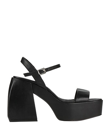 PINKO Sandals Black Leather