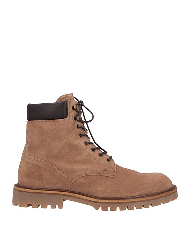 HACKETT Ankle boot Khaki Leather