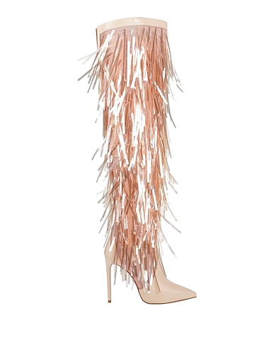 ELISABETTA FRANCHI Bottes Cuir, Fibres textiles