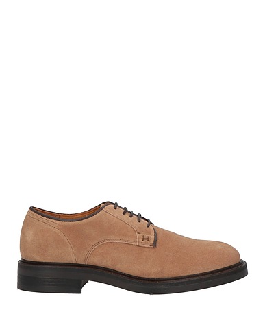 HACKETT Laced shoes CAMMELLO Leather