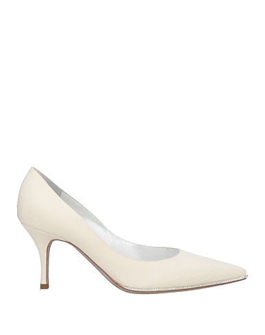 RENE' CAOVILLA Pump Off white Textile fibers