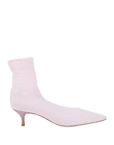 RENE' CAOVILLA Ankle boot Light pink Textile fibers