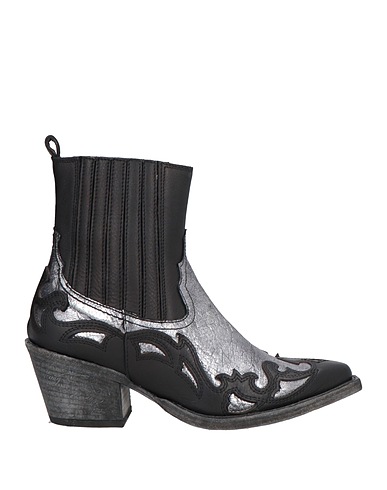 CURIOSITÉ Ankle boot Black Leather