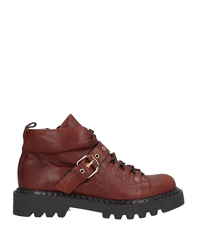 HENRY BEGUELIN Ankle boot Brown Leather