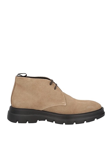 ALBERTO GUARDIANI Ankle boot Khaki Leather