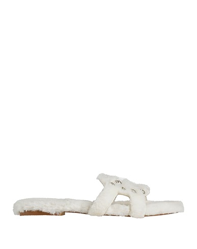 GAëLLE Paris Sandalen Weiß Gewebefasern