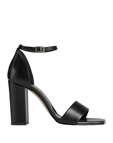 OVYÉ Sandals Black Leather
