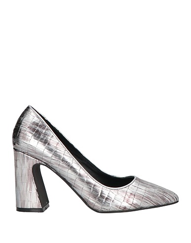 ALMA EN PENA. Pumps Silber Leder