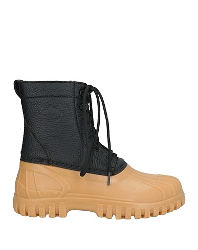 DIEMME Ankle boot Black Leather, Rubber