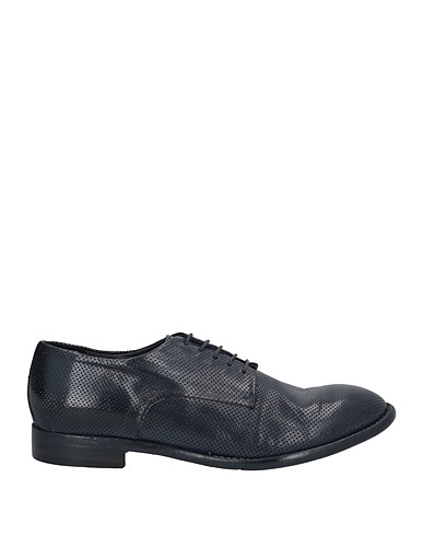 GAI MATTIOLO Laced shoes Midnight blue Leather