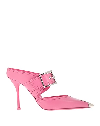 MCQUEEN Mules and clogs Pink Leather