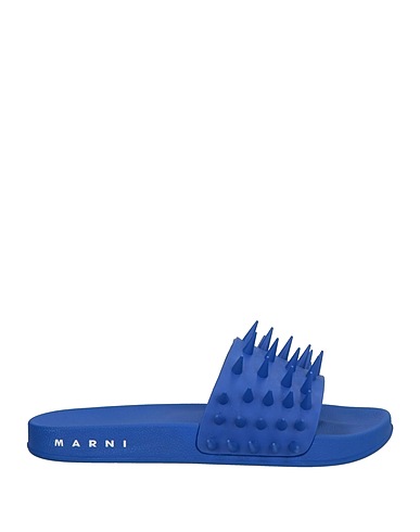 MARNI Sandals Blue Rubber