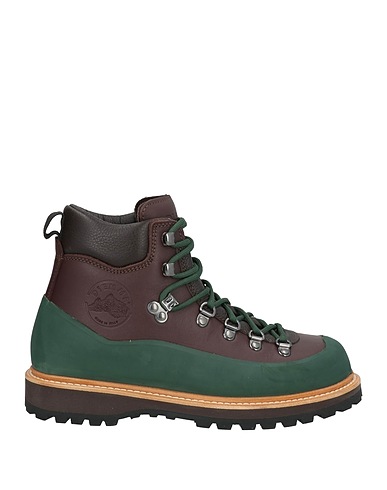 DIEMME Ankle boot Dark brown Leather, Rubber