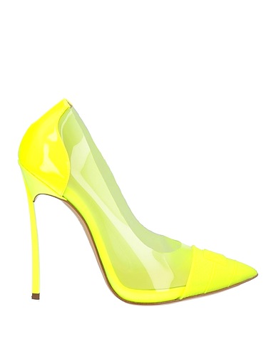 CASADEI Décolleté Giallo Plastica, Gomma