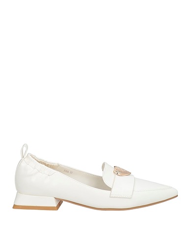 TUA BY BRACCIALINI Loafers White Calfskin