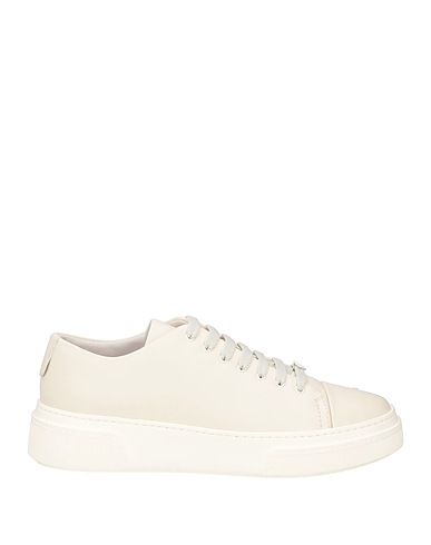 GIORGIO ARMANI Sneakers Off white Cow leather