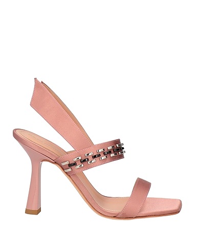 ALBERTA FERRETTI Sandals Antique rose Textile fibers