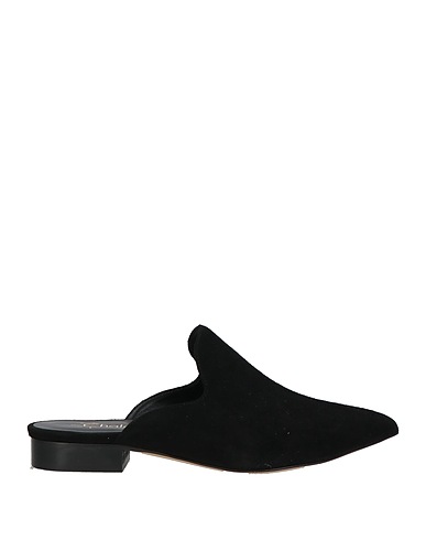 MYCHALOM Mules und Clogs Schwarz Leder