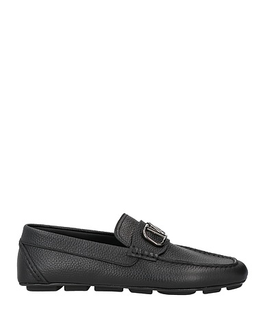 VALENTINO GARAVANI Loafers Black Leather