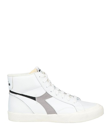 DIADORA Sneakers Bianco Pelle, Fibre tessili