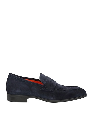 SANTONI Mocassino Blu notte Pelle