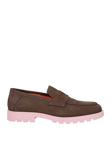 SANTONI モカシン チョコレートブラウン 革（なめし加工）