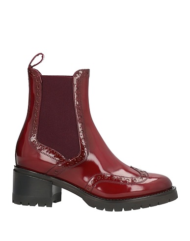 SANTONI Ankle boot Brick red Leather