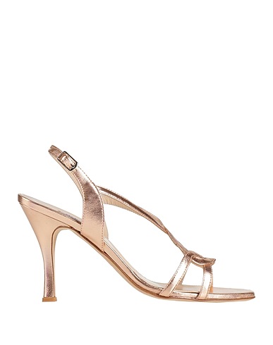 WALTER VIOLET Sandals Rose gold Leather