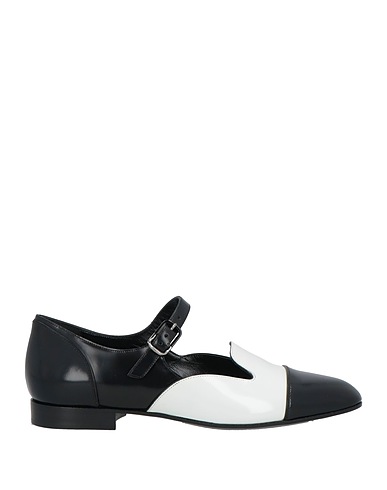 GIORGIO ARMANI Ballet flats White Leather