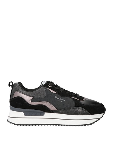 PEPE AMAT Sneakers Schwarz Gewebefasern, Leder