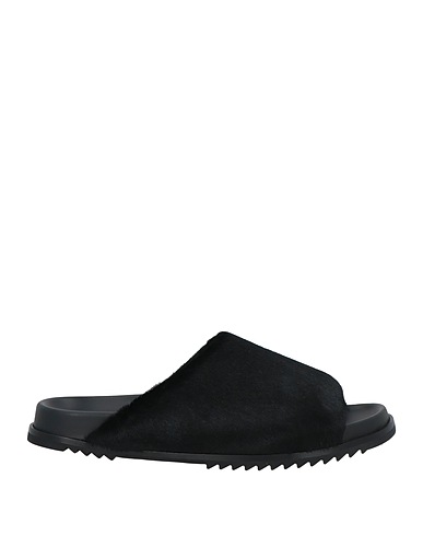 RICK OWENS Sandals Black Leather