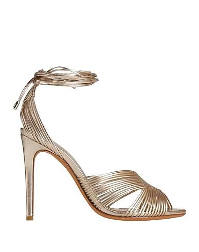ALEXANDRE BIRMAN Sandalen Gold Leder