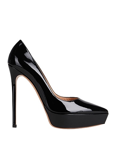 GIANVITO ROSSI Court Black Leather