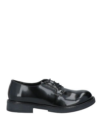 OVYÉ Laced shoes Black Textile fibres