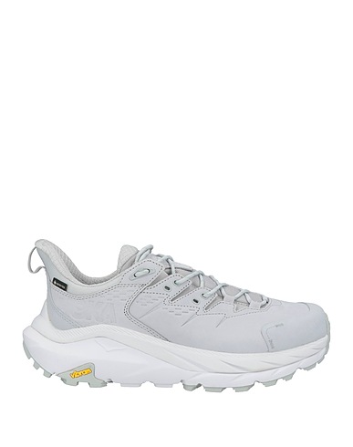 HOKA Sneakers Grey Leather, Textile fibres