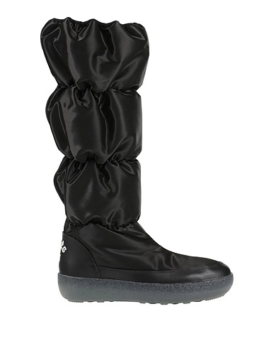 GIORGIO ARMANI Boots Black 46% Polyester, 45% Polyamide, 9% Silk, Cow leather