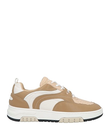 STREIM Sneakers Beige Leather, Textile fibres