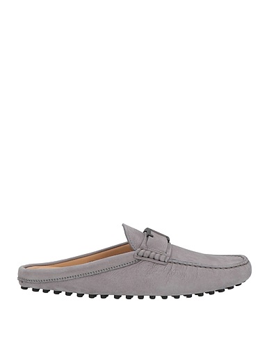 TOD'S Mules und Clogs Hellgrau Leder