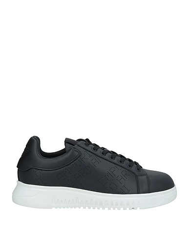 EMPORIO ARMANI Sneakers Black Leather