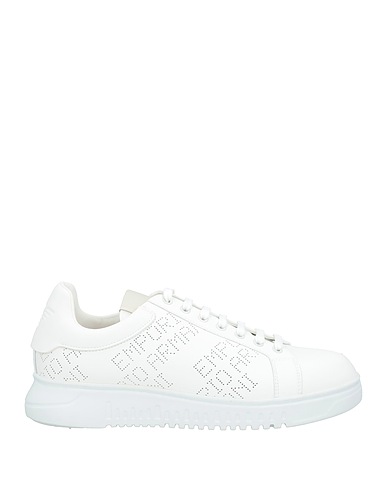 EMPORIO ARMANI Sneakers White Leather