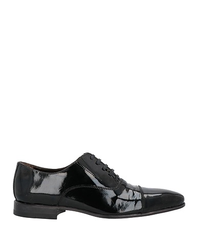 GOLD BROTHERS Laced shoes Black Leather