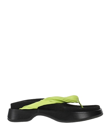 REIKE NEN Infradito Verde chiaro Pelle di pecora